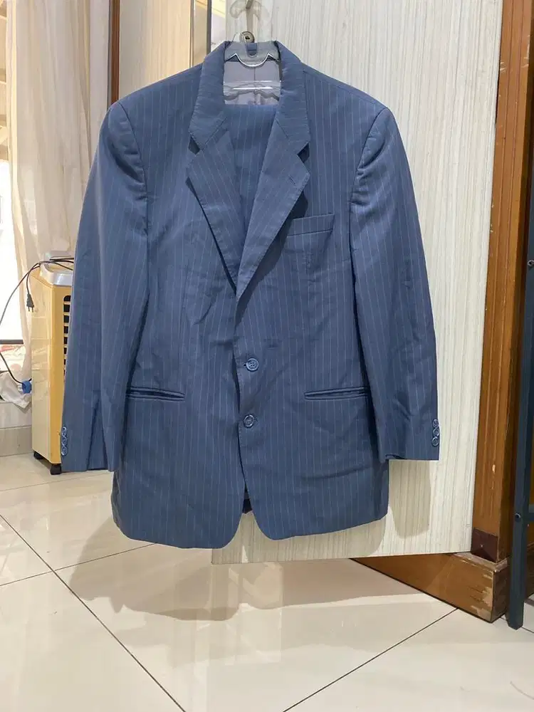 Setelan Jas pengantin abu2