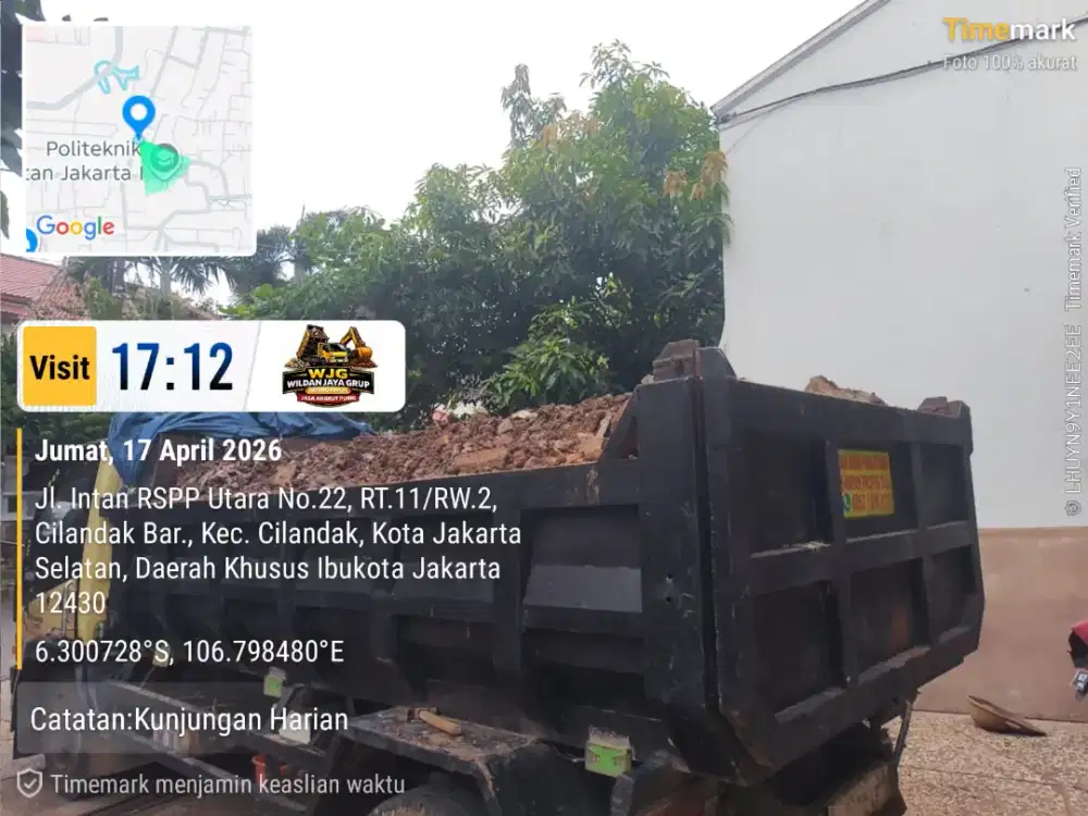 Jasa angkut puing dan pembersihan sampah