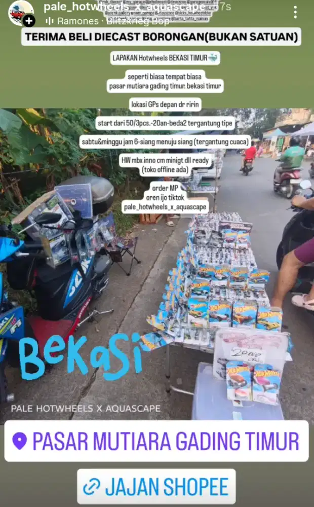 hotwheels lapakan sabtu minggu