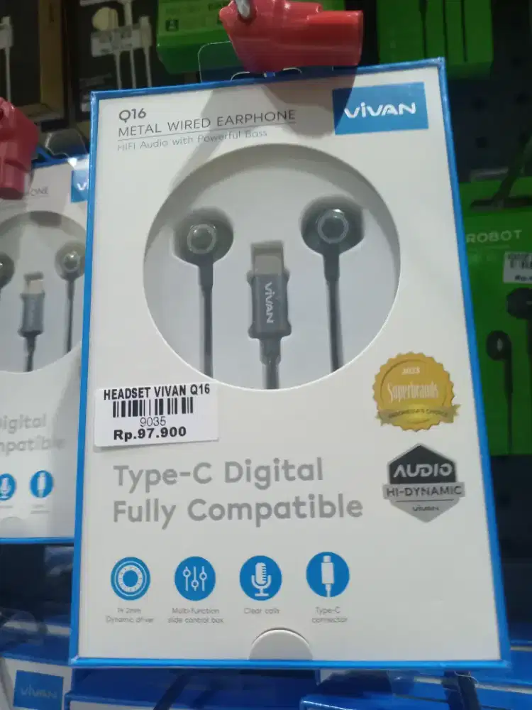 HEADSET VIVAN Q16 ATLANTIS DAHSYAT