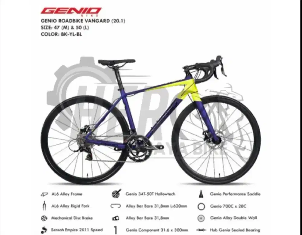 Sepeda Balap Genio Vangard