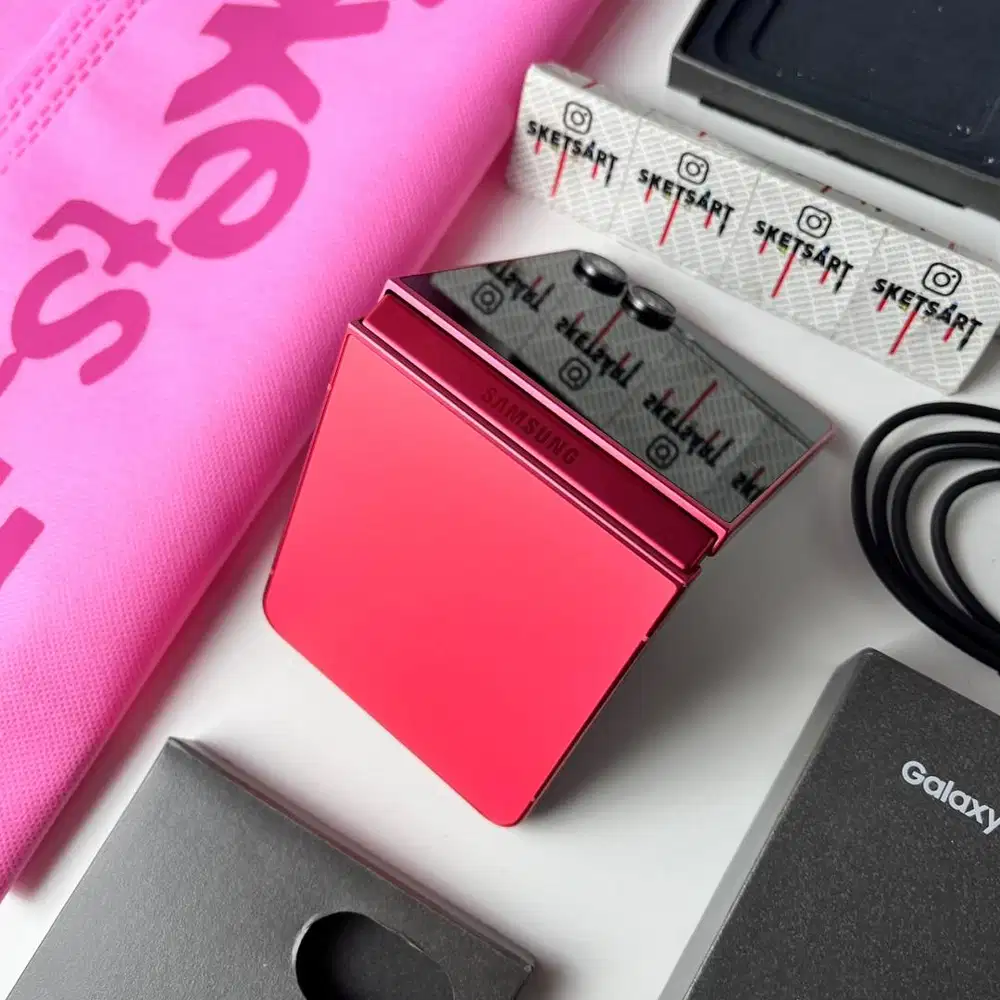 Samsung Galaxy Z Flip 7 512gb Coralred Garansi Resmi November