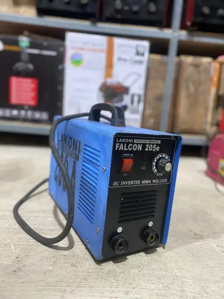 MESIN LAS BEKAS MMA 200A LAKONI 205e Lakoni bekas 200 ampere Listrik