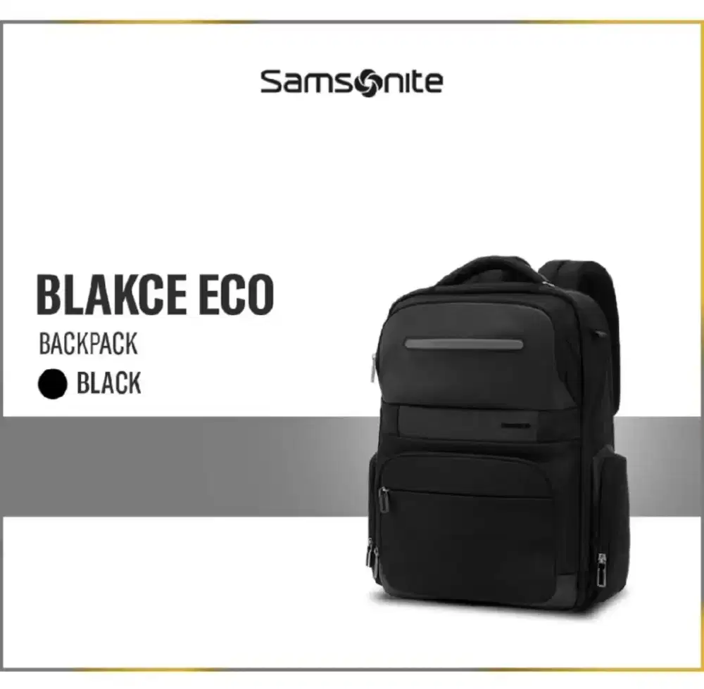 Tas Pria Samsonite Blackce Eco Backpack III Tcp