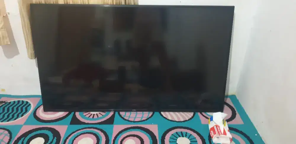 Tv Samsung 55 Inci Qled Digital, mesin normal, lcd rusak
