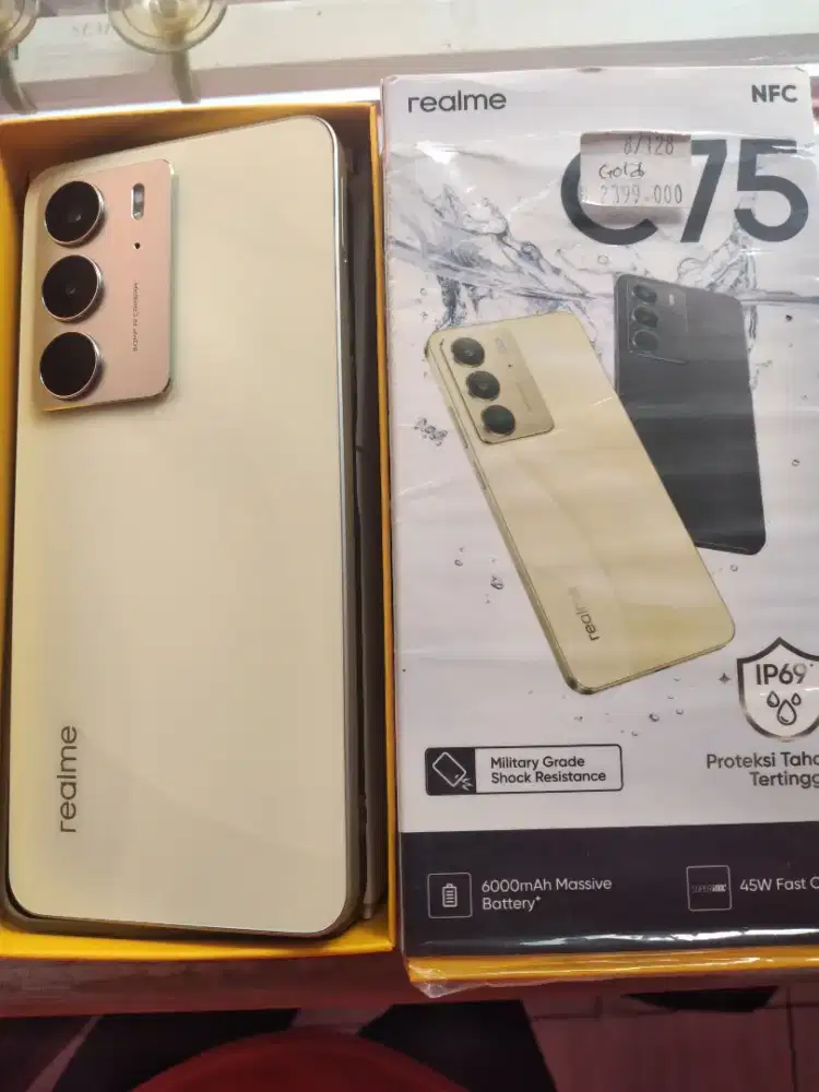 Realme c75 ram8+/128 lengkap ori semua