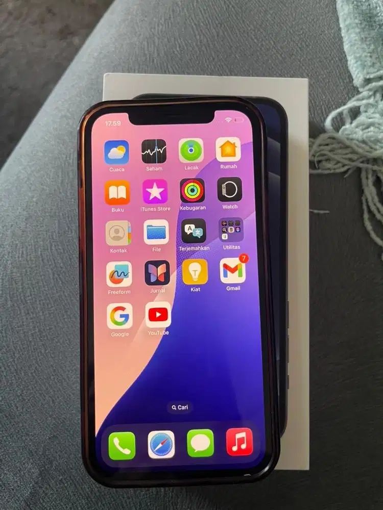 Di jual Iphone 12, black, 128GB, Ibox