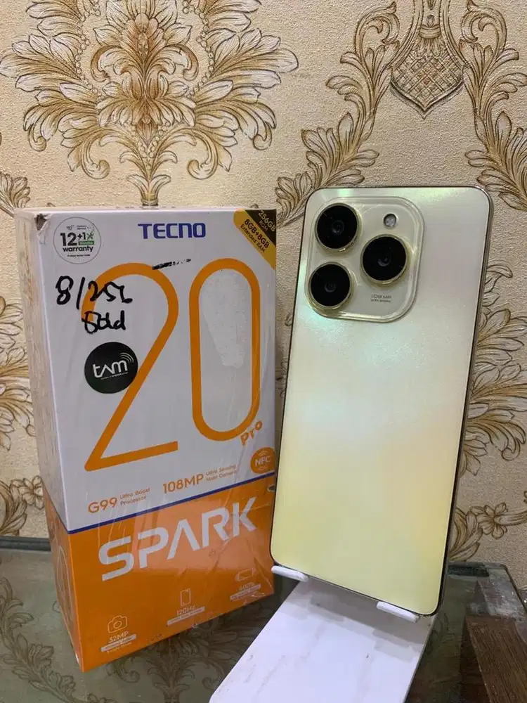 tecno spark 20 pro ram 8/256gb mulus