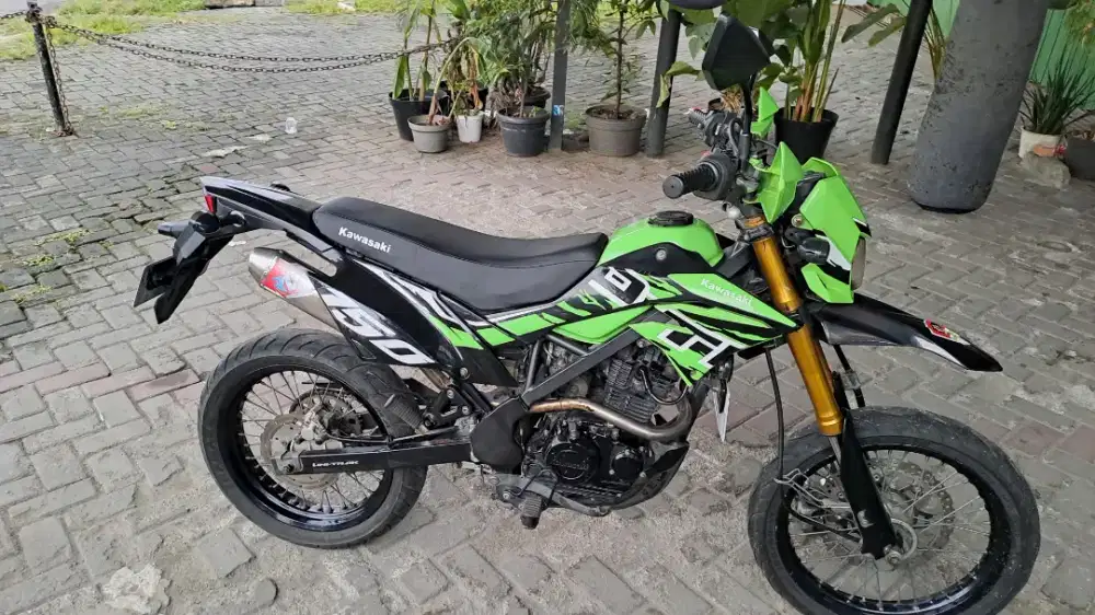 Kawasaki D-Tracker 2018 Hijau mulus