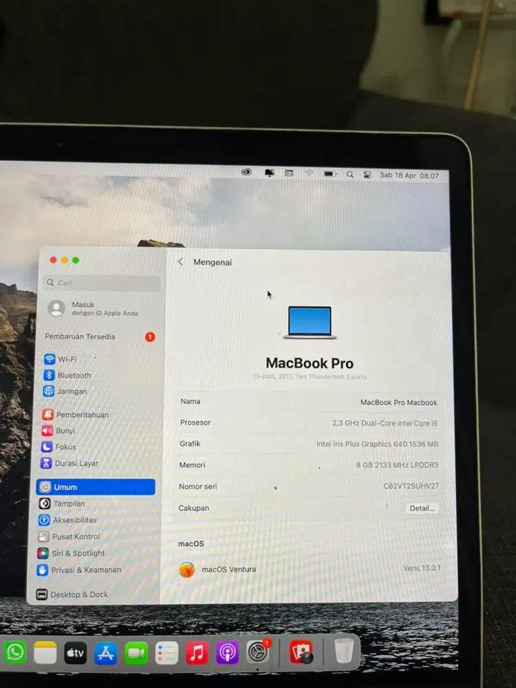 Macbook Pro i5 2017 13inch