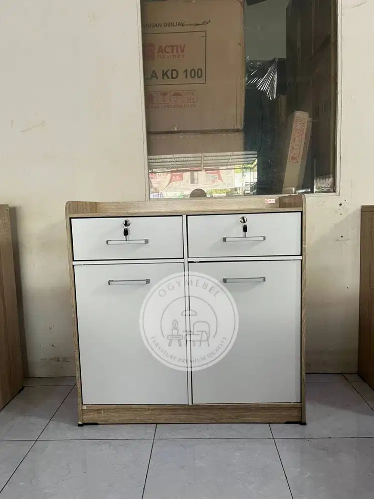 PROMO BUFFET MINIMALIS 2 PINTU SERBAGUNA MERK ACTIV SALE TERMURAH