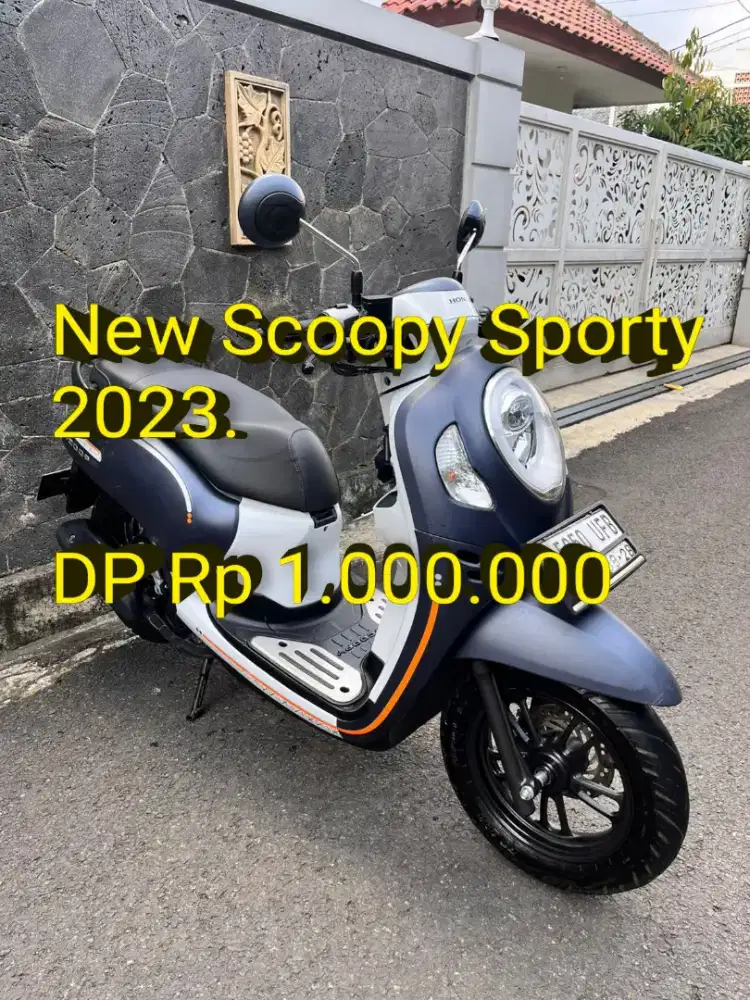 Scoopy 2023. Pajak Panjang. Like New. Mulus. Simpanan. Cash/Kredit/TT