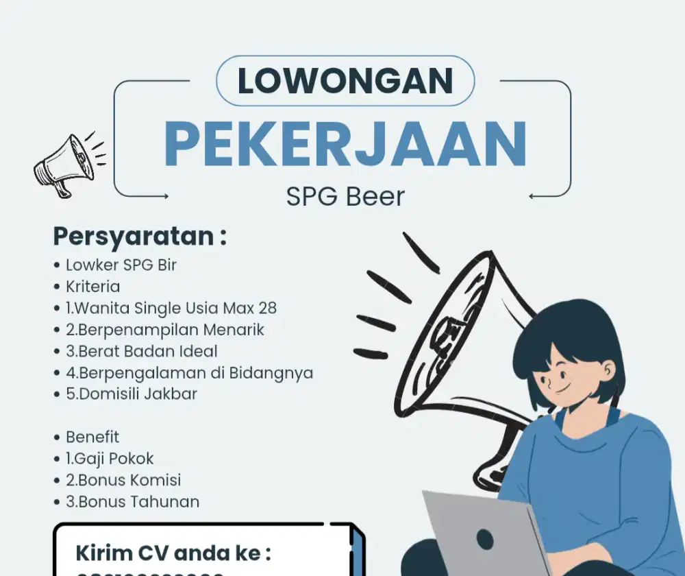 LOWONGAN PEKERJAAN SPG