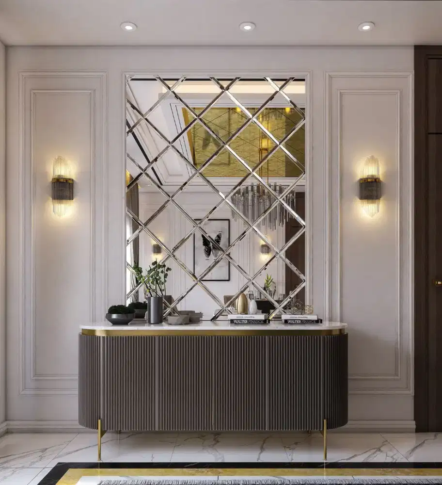 Kaca behel & moulding