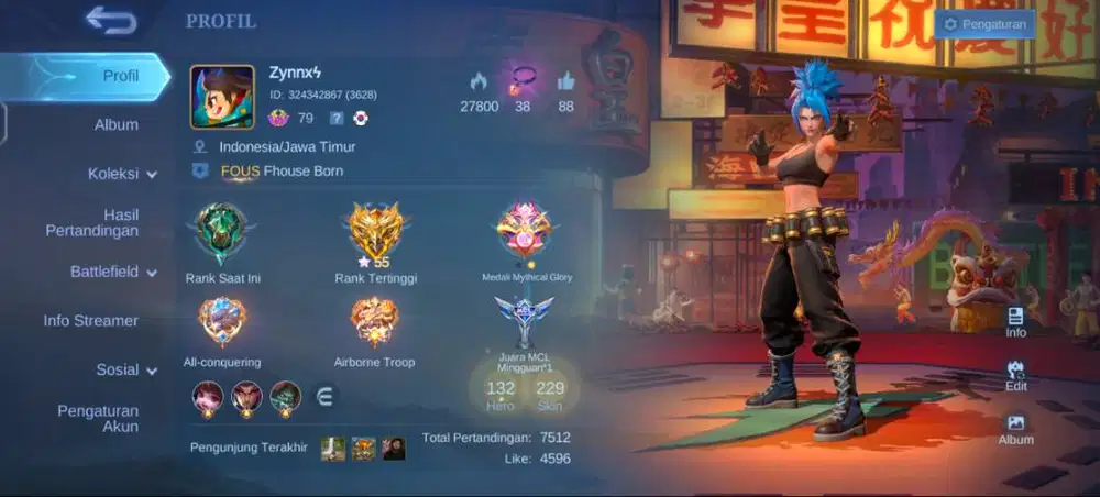 Jual akun mlbb seharga 100k