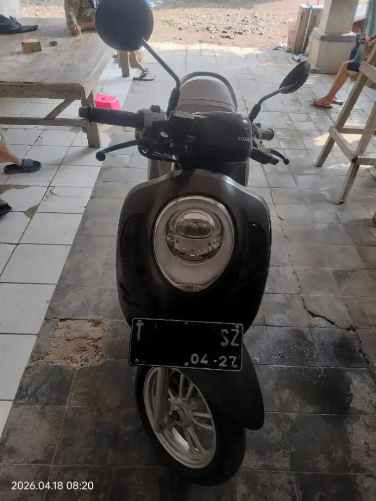 jual motor bekas scoopy stylist 2022 kunci smart key