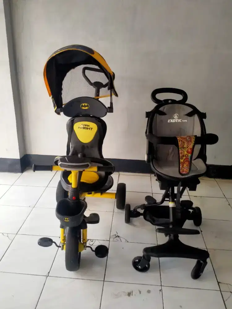 Sepeda dan stroller murah