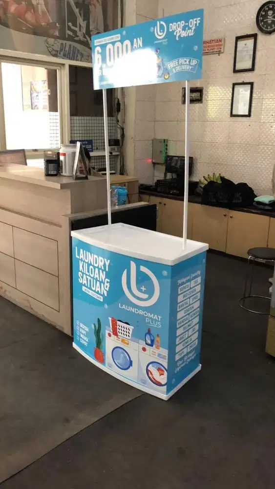 Event Desk Portable Meja Jualan Booth Promosi