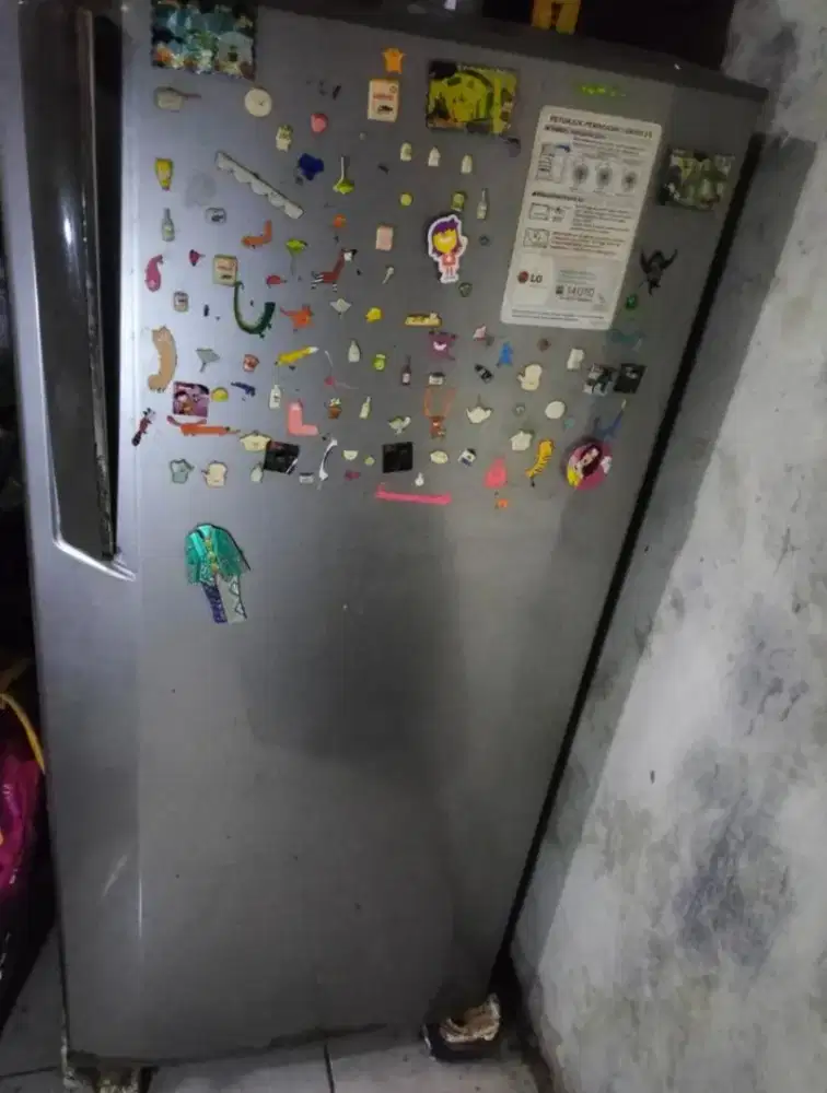 Jual Cepat kulkas LG 1 pintu bekas, normal hemat listrik