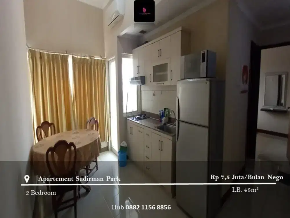 Dijual Apartement Sudirman Park Low Floor 2BR Fully Furnished