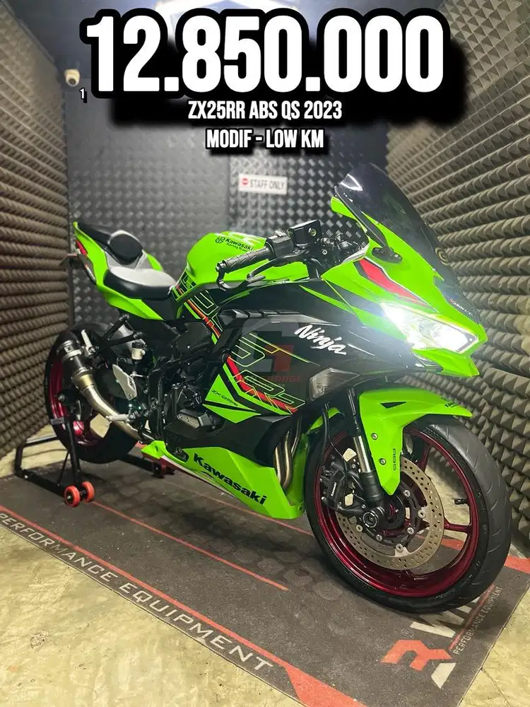 ZX25RR OR ZX 25 RR ABS QS 2023 MODIF LOW KM PAJAK ON RAWATAN SUPERB