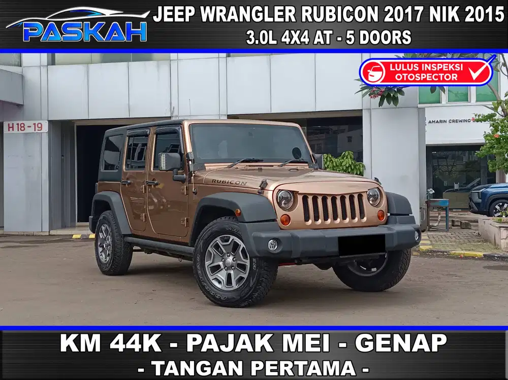 Bunga=5% FULL OPTION Jeep RUBICON 3.0 2016 Nik 2015 JEEP RUBICON 2016