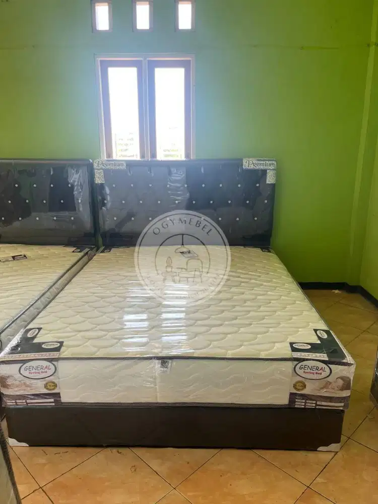 PROMO SET DIVAN SPRINGBED GENERAL UK 160X200 SALE TERMURAH TERLARIS