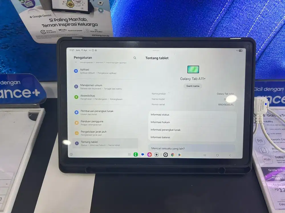 SAMSUNG TAB A11+ LTE KREDIT TANPA DP DAN BUNGA ATAU CASH COD BISA