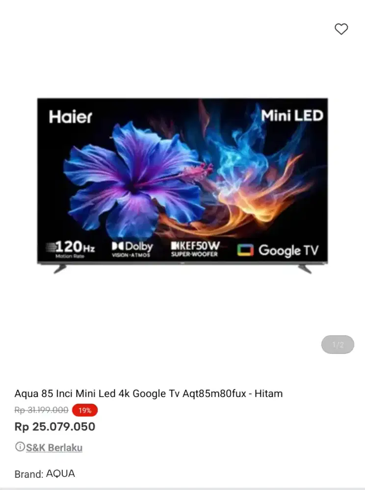 google tv promo bisa cicilan syarat ktp tanpa dp bayar bulan depan