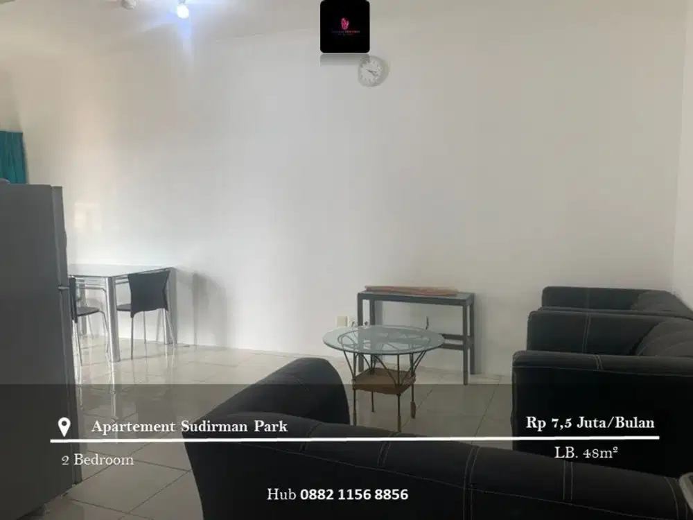 Disewakan Apartement Sudirman Park High Floor 2BR Fully Furnished