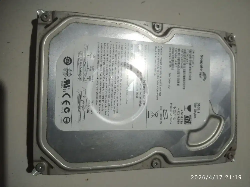 Hardisk Komputer 250Gb