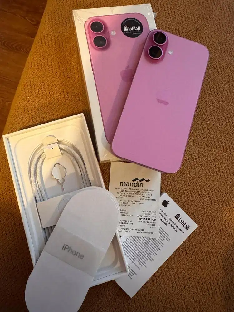 WTS IPHONE 16 pink 256 gb