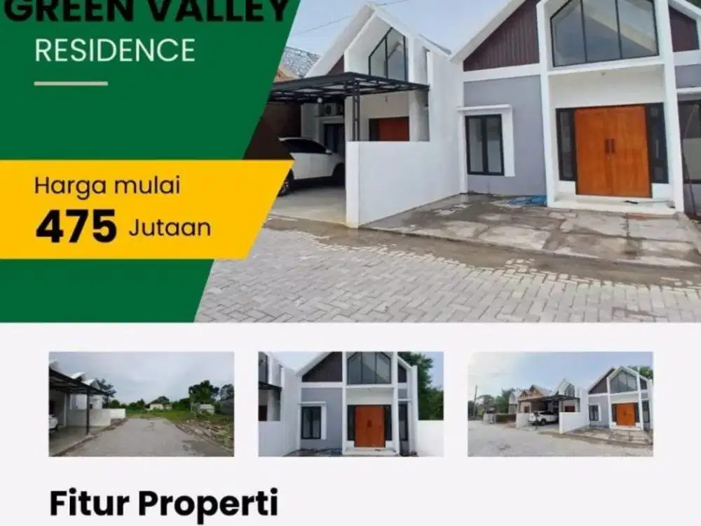 Rumah Modern Green Valley Residence di Wirokerten Banguntapan