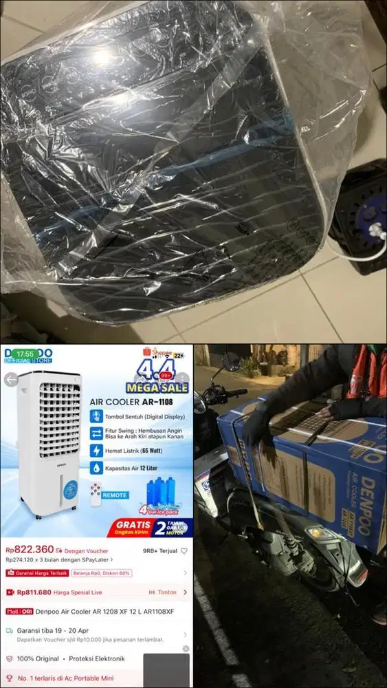 Denpoo Air Cooler AR-1108: