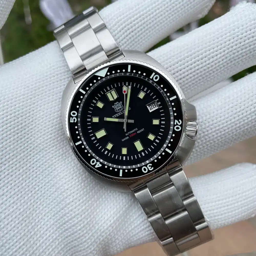 Jam Tangan Steeldive 1970 Homage Seiko Capt Wilard - Automatic