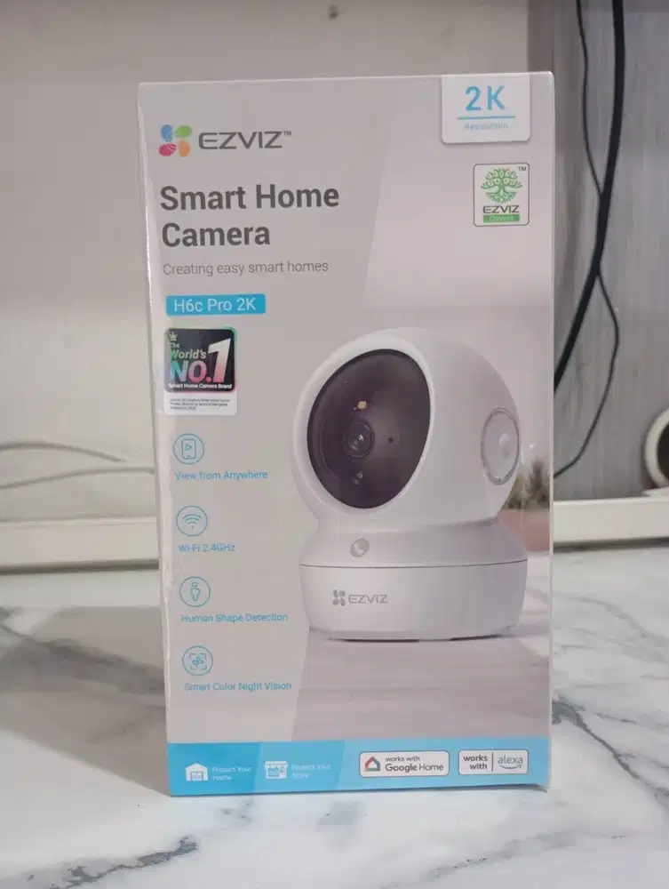 PAKET CCTV WIRELESS EZVIZ H6C PRO 2K 3MP AUDIO DUA ARAH DAN PUTAR 360