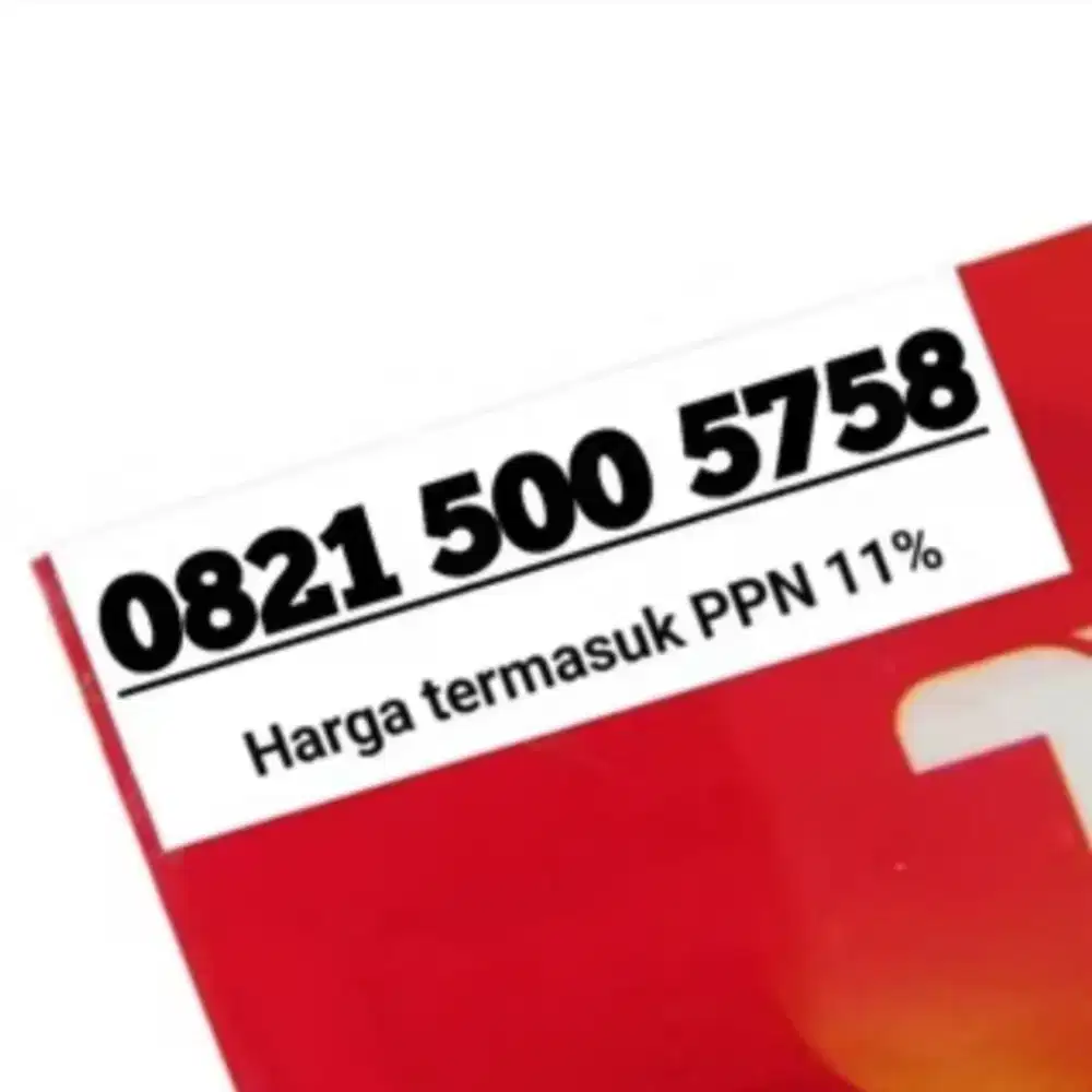 NOMOR CANTIK TELKOMSEL PRABAYAR RAPI  11 DIGIT 5758 SUPER MAJU MAPAN