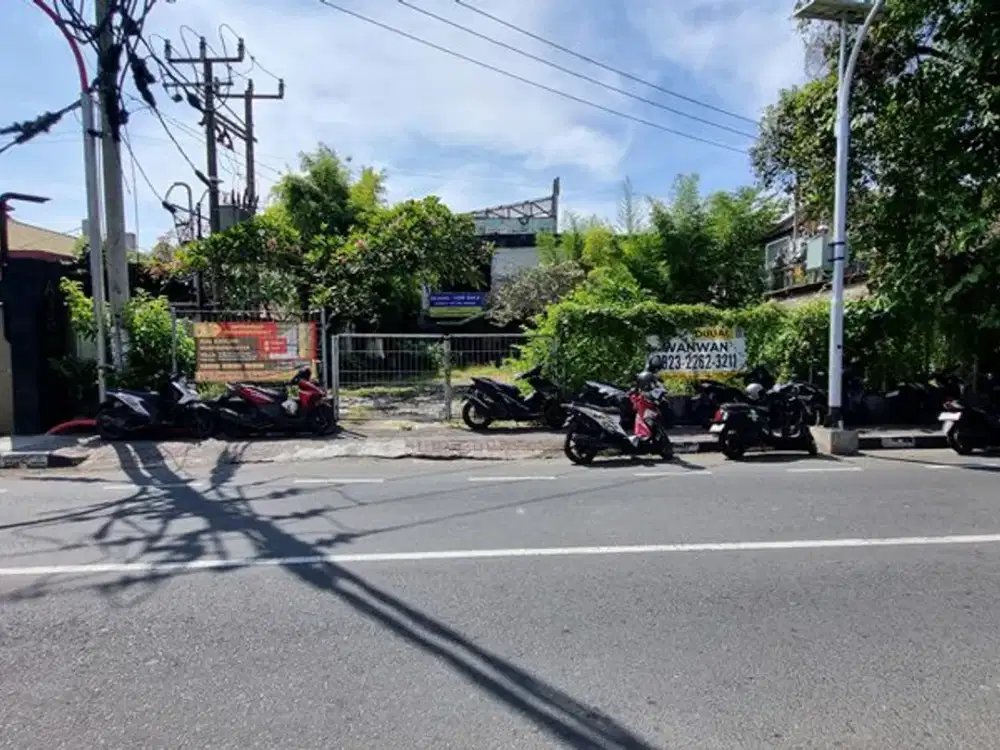 Dijual Tanah Komersial Pinggir Jalan Raya Danau Tamblingan, Sanur - Sebelah ICON Mall