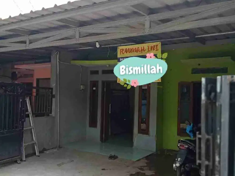 Dijual rumah murah 350 juta masuk mobil di Pekapuran  Tapos Depok