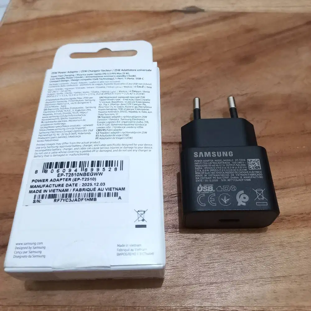 Adaptor samsung 25 watt
