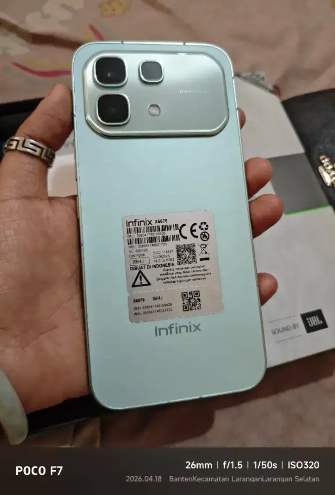 infinix note 60 fullset grs setahun