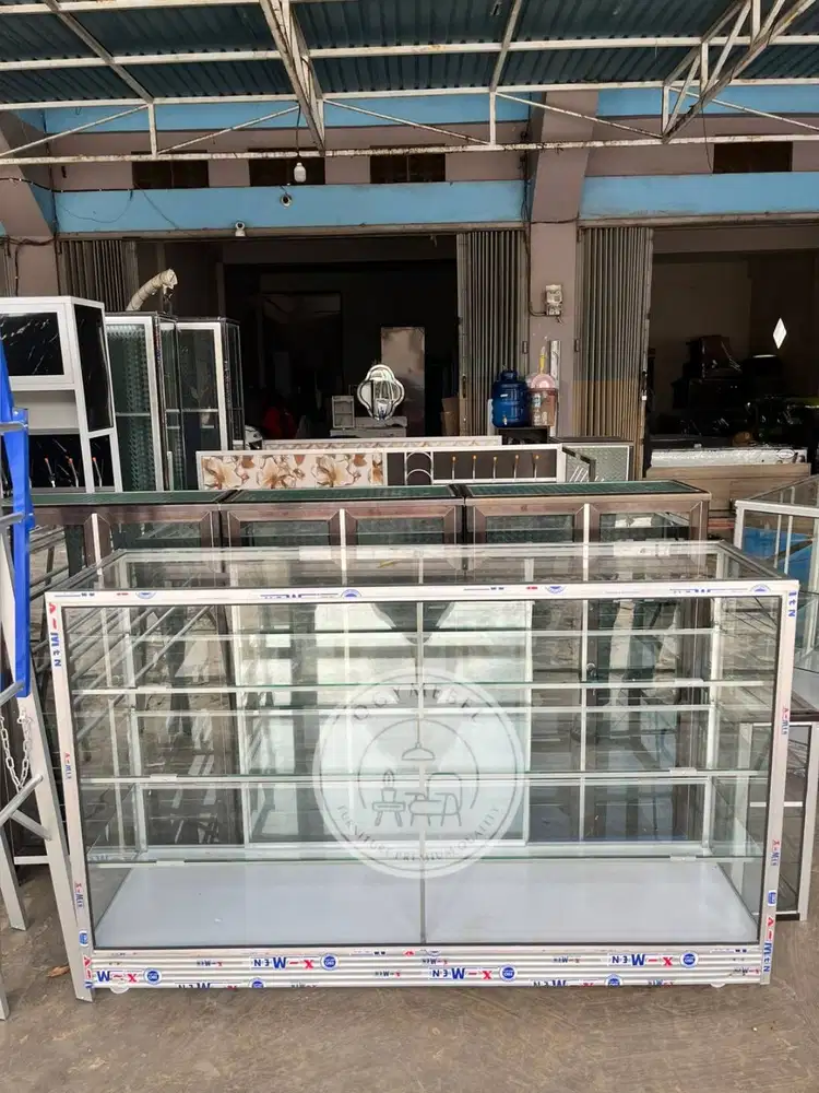 PROMO ETALASE JUALAN UK 1,5 METER SALE TERMURAH TERLARIS GRATIS ANTAR