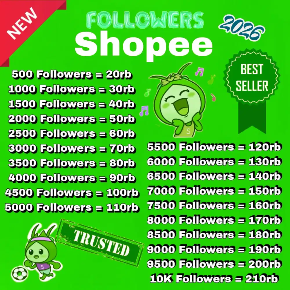 SUNTIK FOLLOWERS SHOPEE 2026
