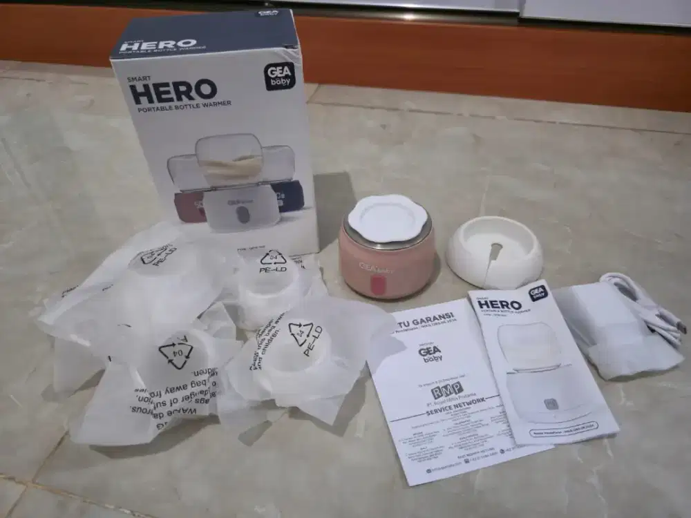 GEA Baby Smart Hero Portable Bottle Warmer Pink