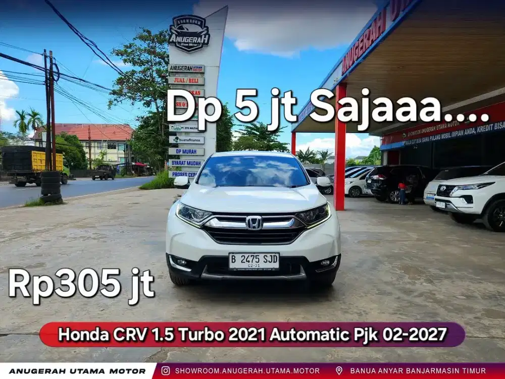 Dp5jt CRV 1.5 Turbo 2021 Automatic Pjk 02-2027