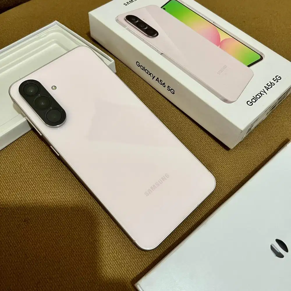 JUAL CEPAT. No minus Samsung A56 5G pink Ram 8Gb internal 256Gb