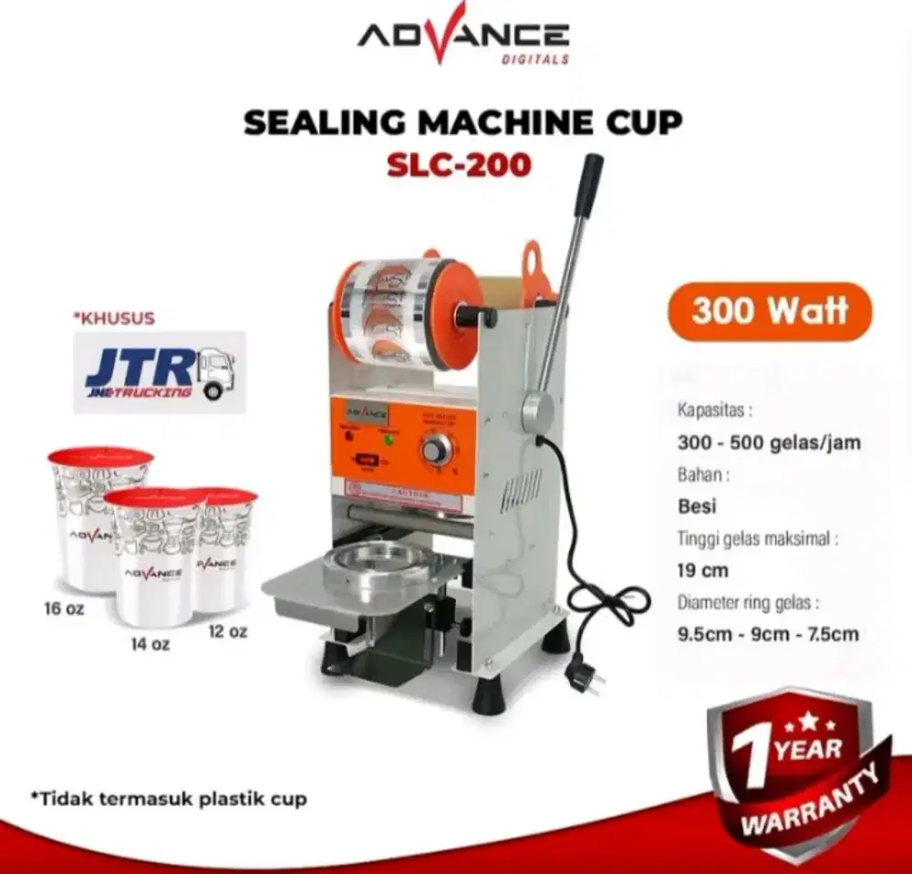 Sealler merk Advance baru 2bln pemakaian. Kondisi normal