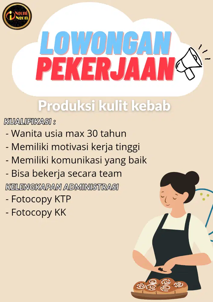 lowongan kerja produksi kulit kebab