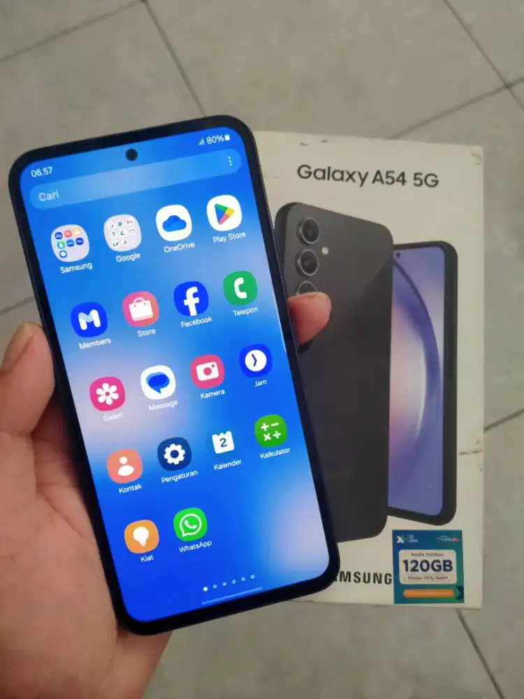 SAMSUNG GALAXY A54 5G ASLI FULLSET