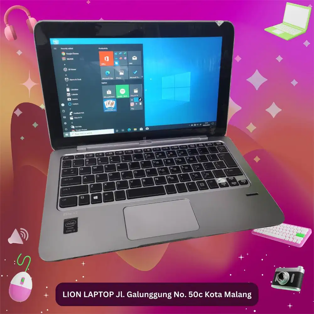 RAM 8GB SSD 256GB Touchscreen HP Elite X2 1011 G1 Tablet [18|04]